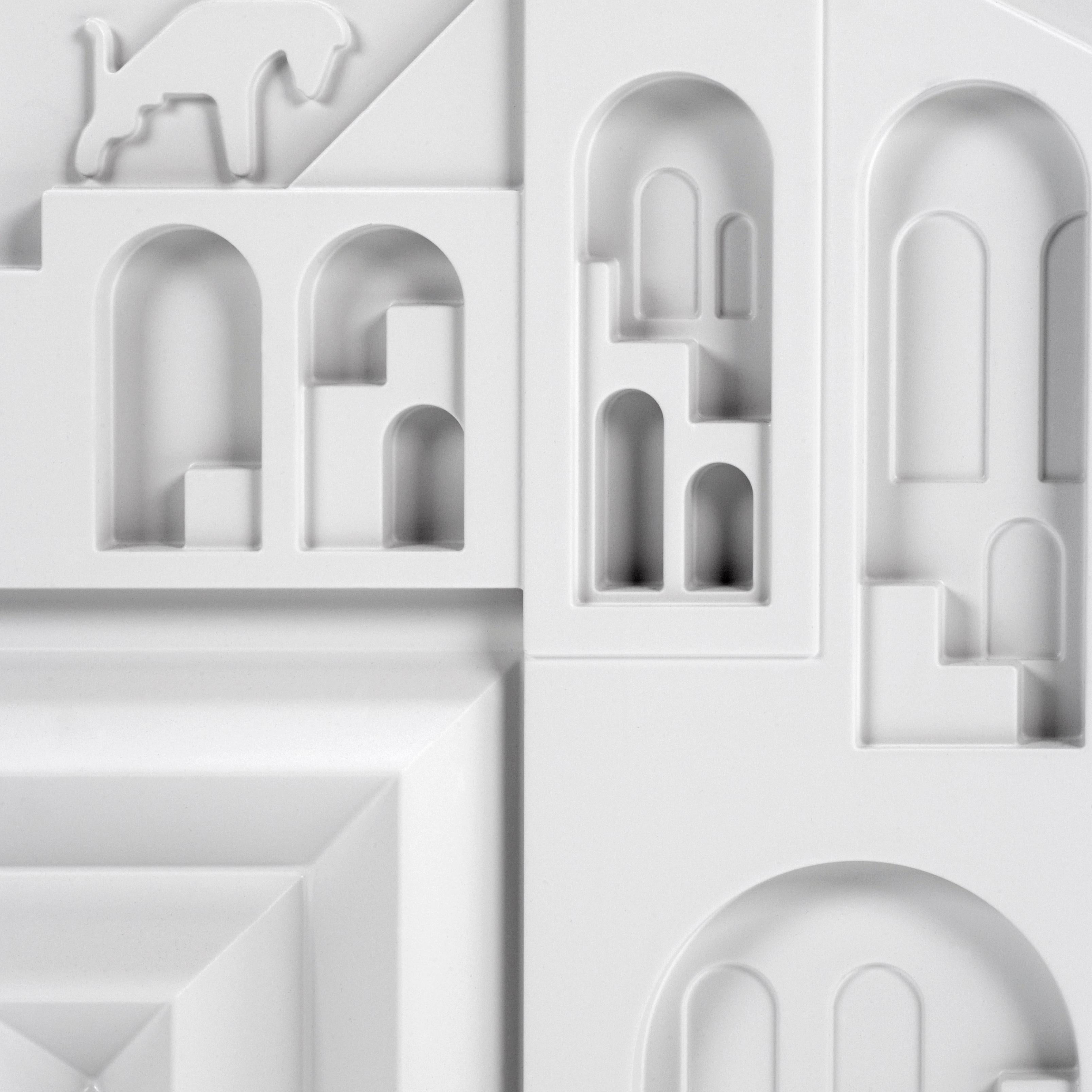 Lacquered Antoine Et Manuel Contemporary 'Tout Va Bien' White Cabinet for Bd Barcelona For Sale