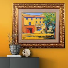 Pittura fauvista di Antoine Giroux - Corsica - Cod. 040