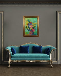 Antoine Giroux Fauvist Painting - Floral Bouquet - Ref 226