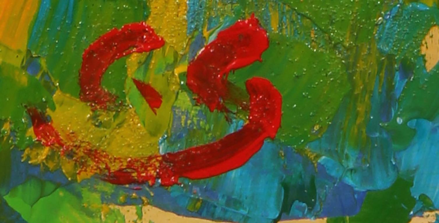 Canvas Antoine Giroux Fauvist Painting - Floral Bouquet - Ref 247 For Sale