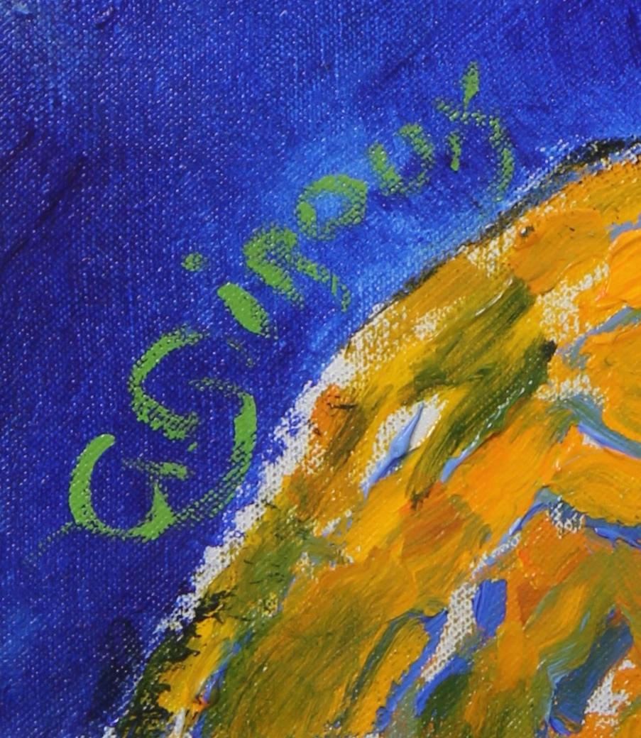 20th Century Antoine Giroux Fauvist Painting - Floral Bouquet - Ref 605 For Sale