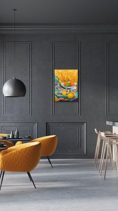 Antoine Giroux Fauvist Painting - Still Life with Fruit - Ref 238