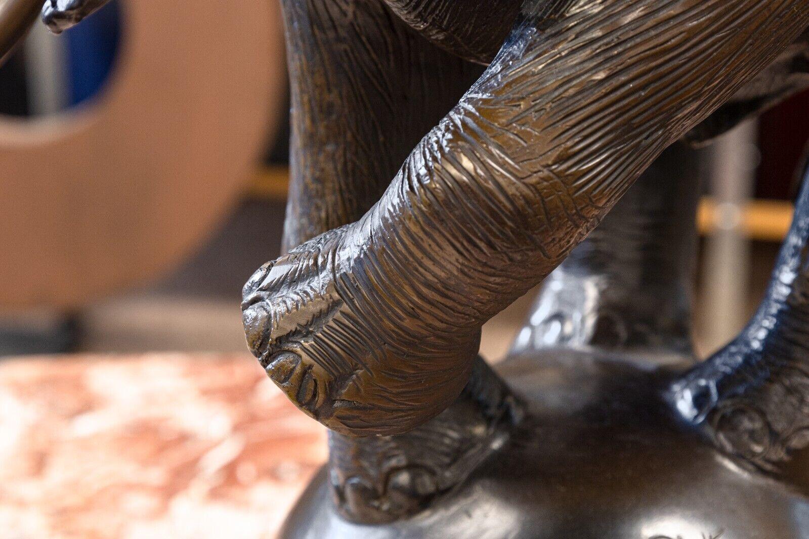 Elefante di bronzo di Antoine-Louis Barye In condizioni buone in vendita a Keego Harbor, MI