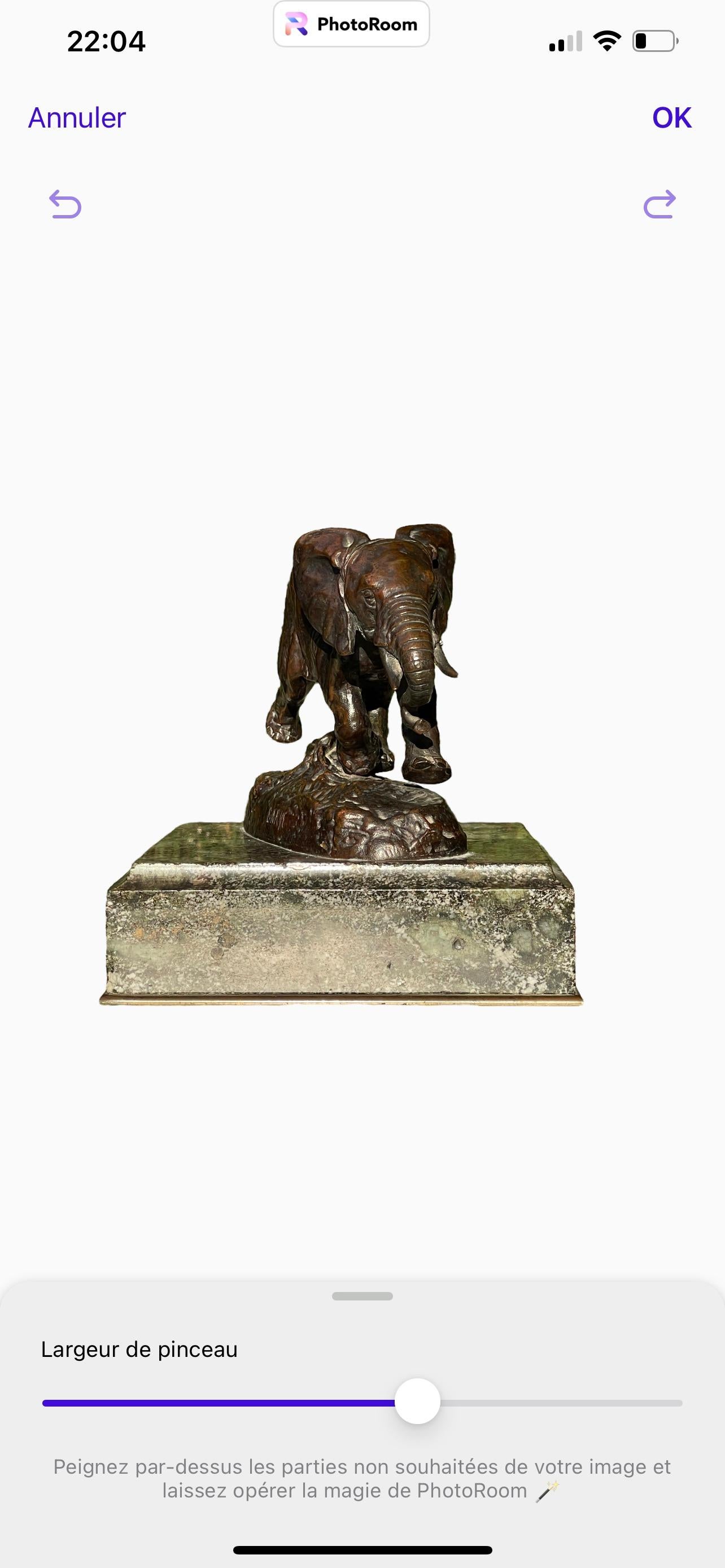 French Antoine-Louis BARYE - Bronze, Elephant of Senegal For Sale