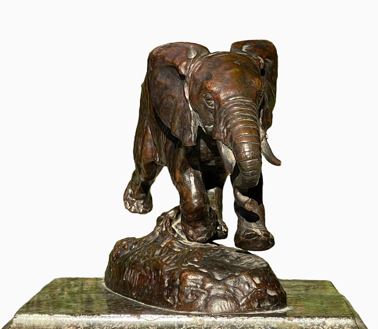 Antoine-Louis BARYE - Bronze, Elephant of Senegal For Sale 1