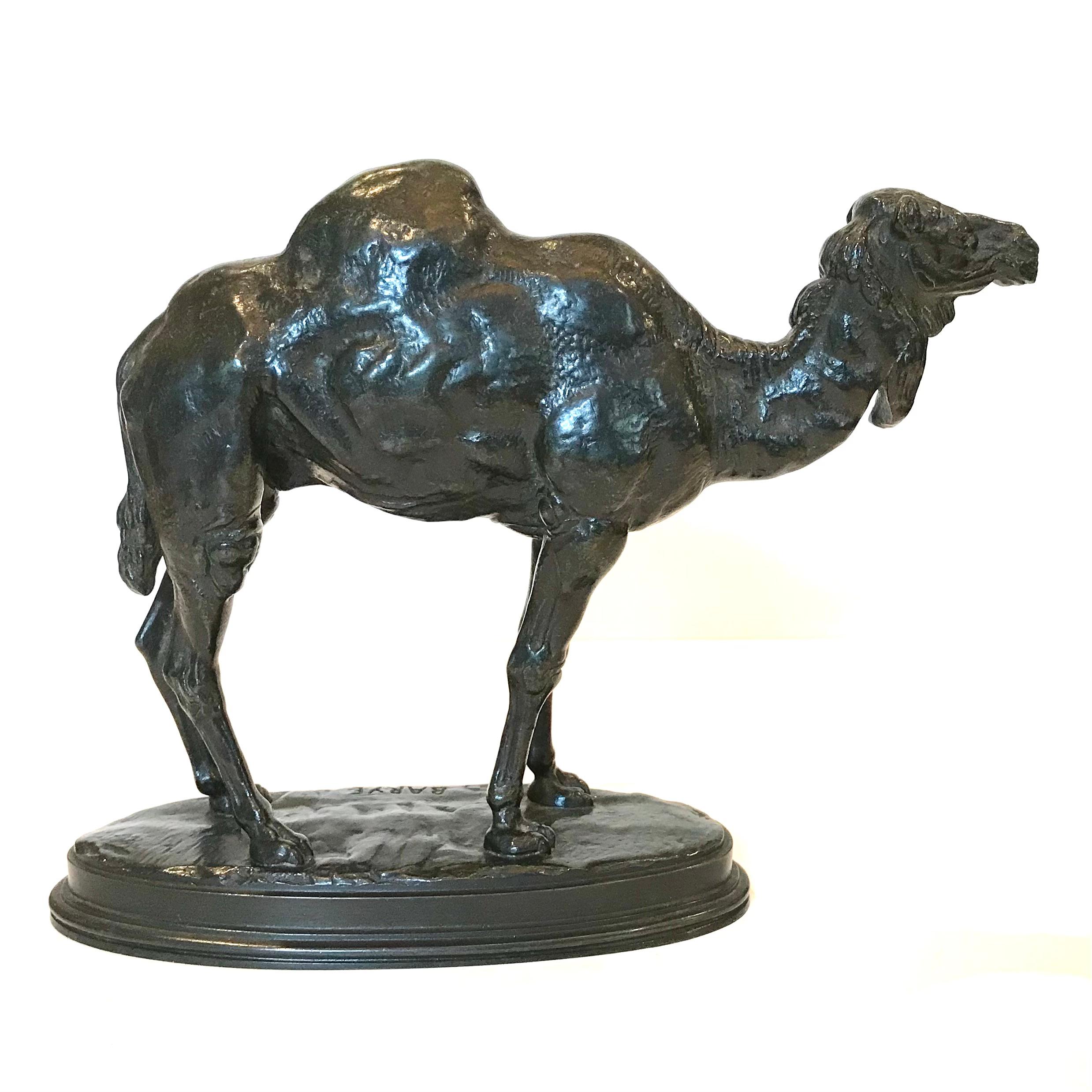 Late 19th Century Antoine Louis Barye Dromadaire D’Algerie Camel