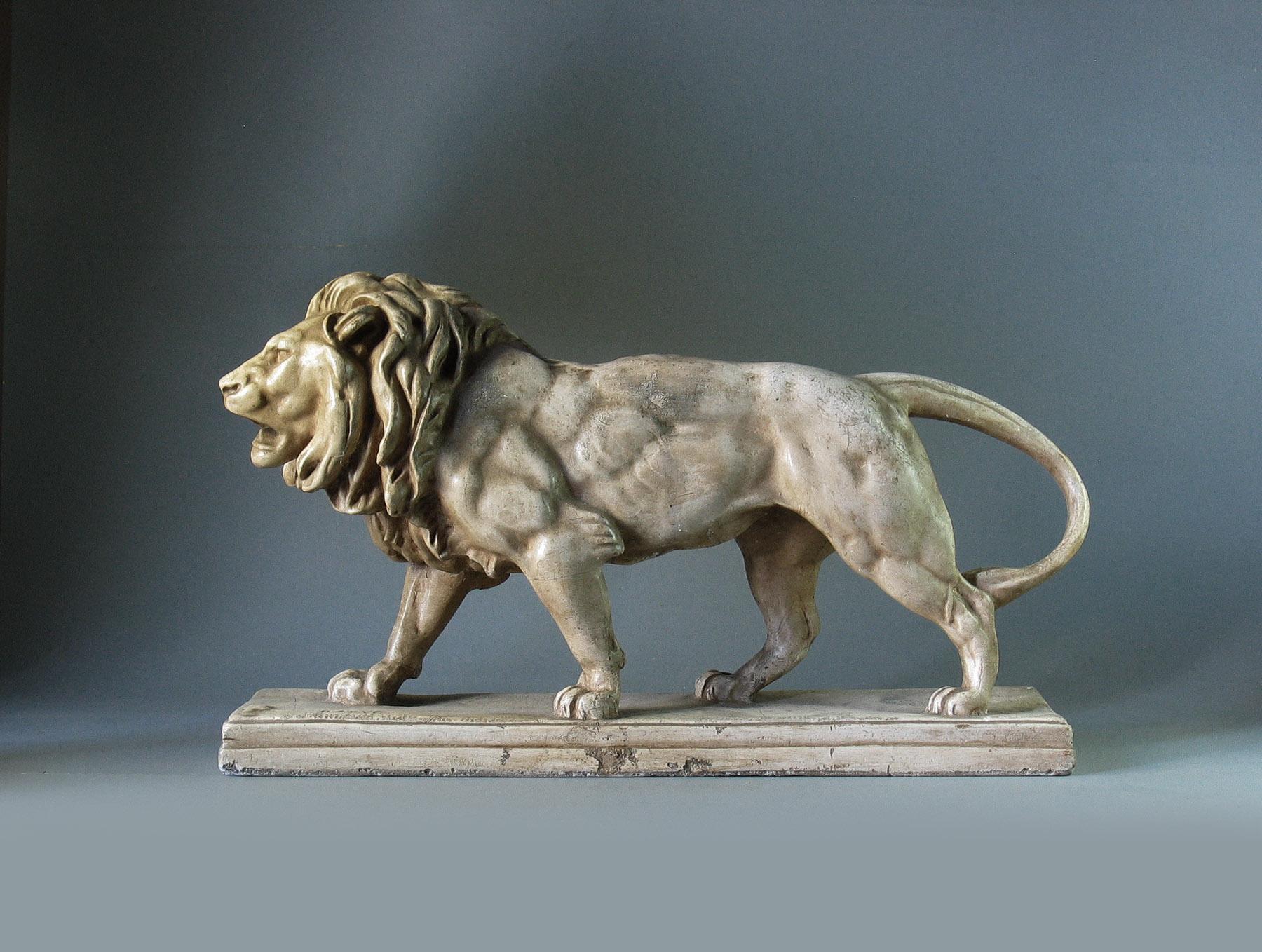 Antoine-Louis Barye 'French' Lion Qui Marche 'Walking Lion', 19th Century 3
