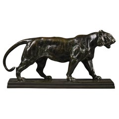 Antoine-Louis Barye (französisch, 1795-1875) „Tigre qui Marche“