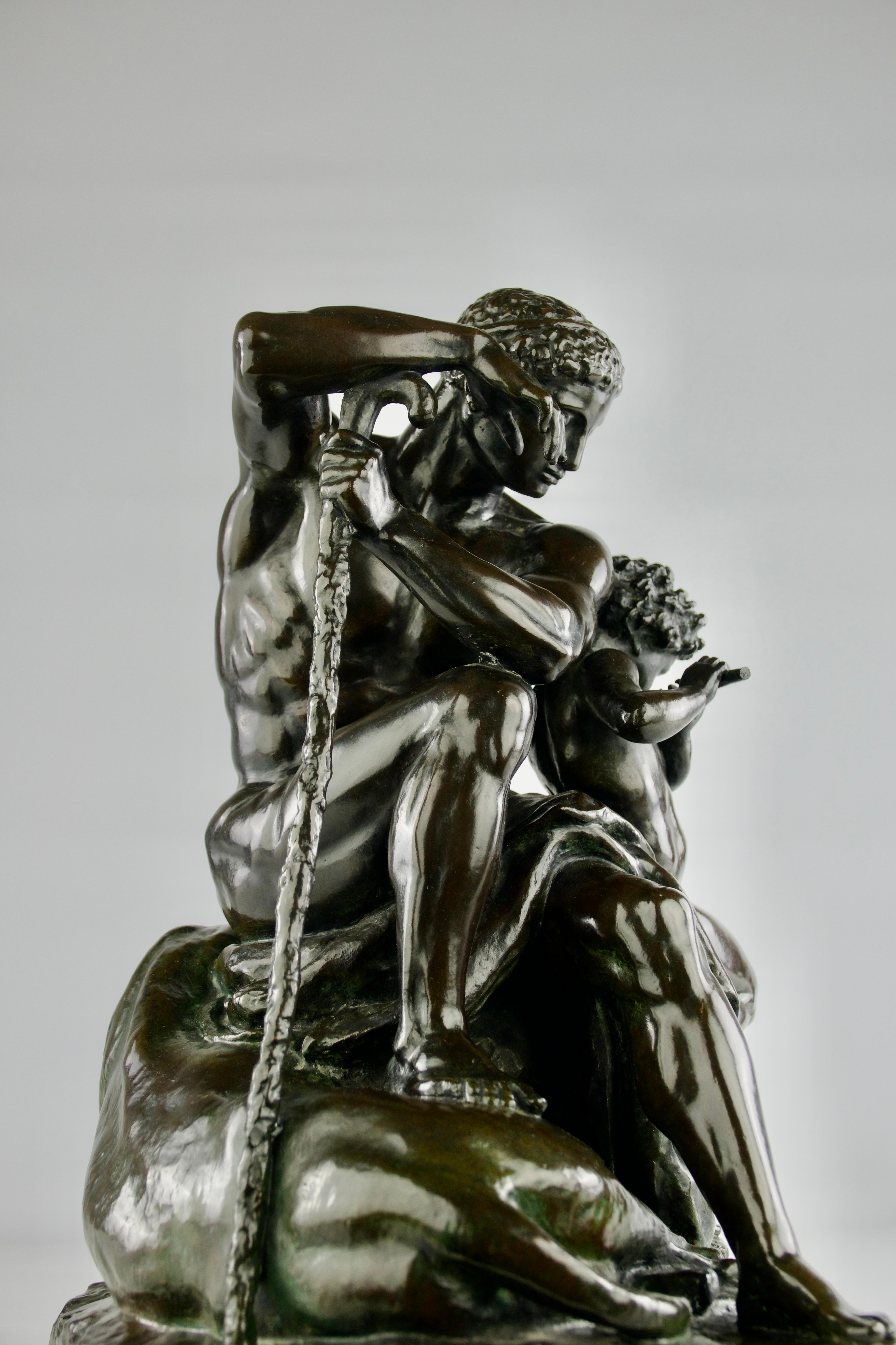 Antoine-Louis Barye, « Cape », bronze sculptural, Leblanc-Barbedienne Edition 1920 en vente 11