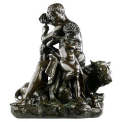 Antoine-Louis Barye, "Peace" Sculptural Bronze, Leblanc-Barbedienne Edition 1920