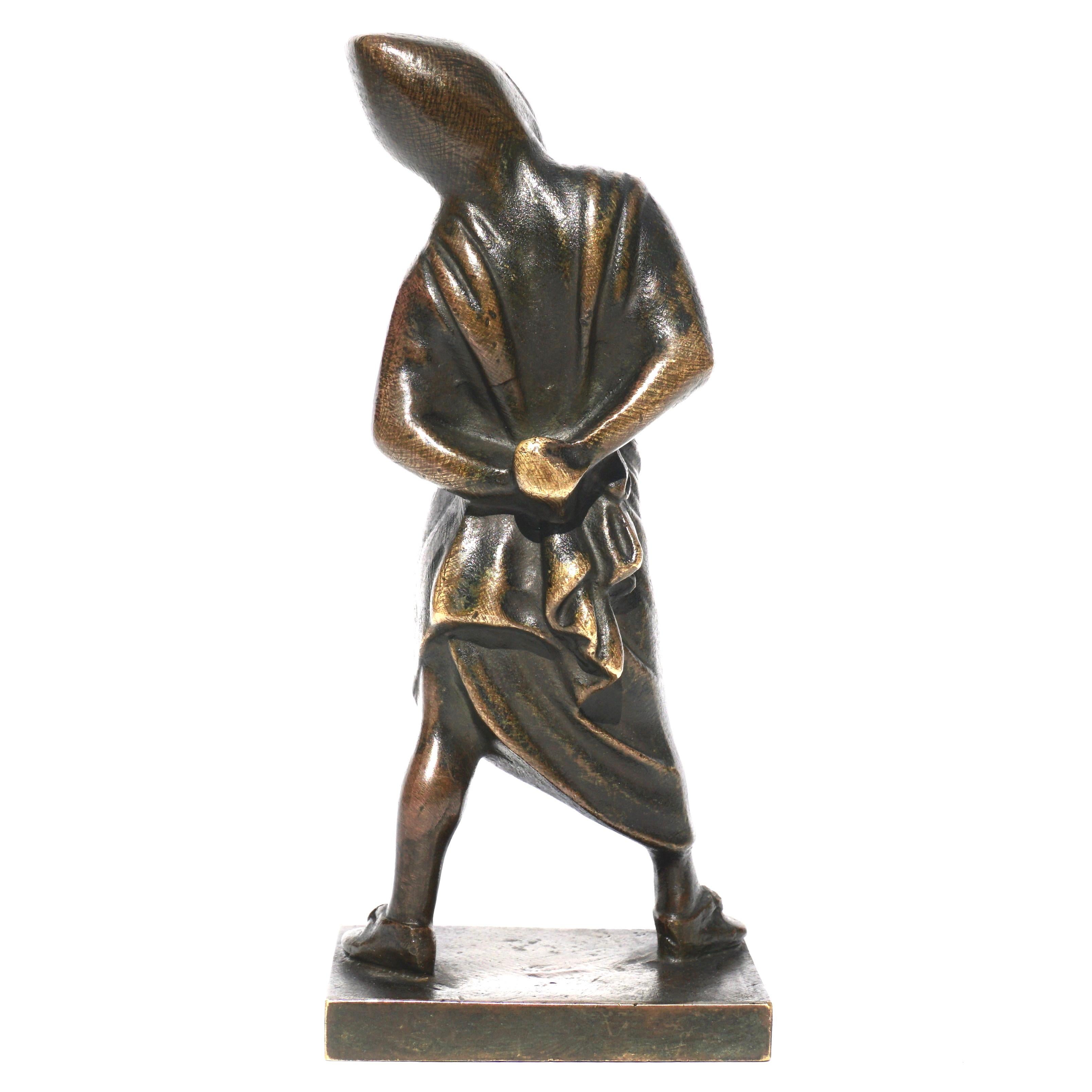 Cast Antoine-Louis Barye Petit Fou De Rome Bronze For Sale