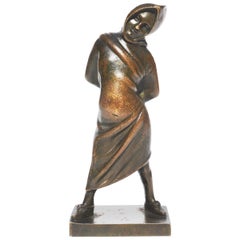 Antique Antoine-Louis Barye Petit Fou De Rome Bronze