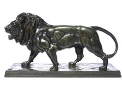 Antoine Louis Barye Striding Lion Qui Marche