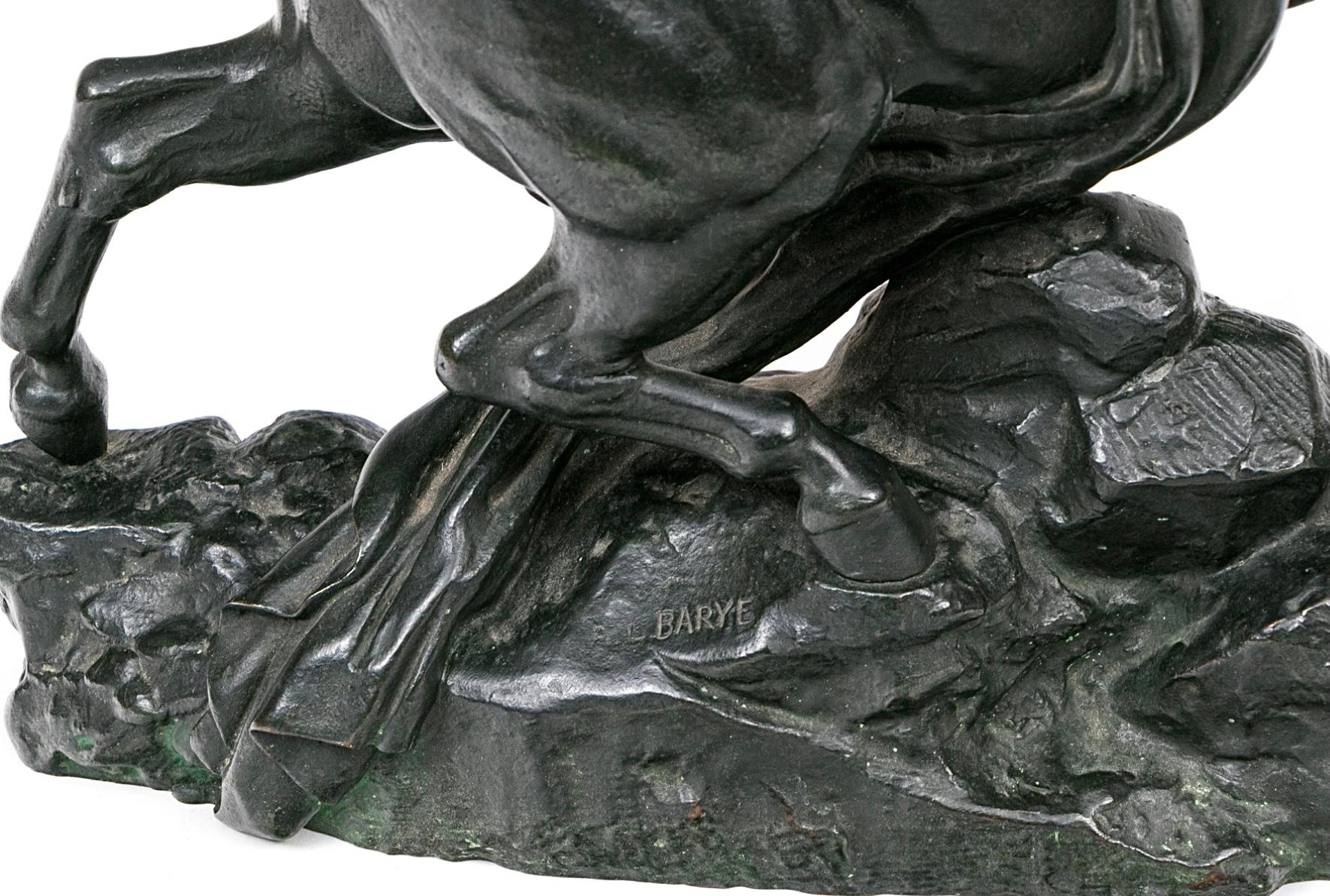 Antoine-Louis Barye Teseo che uccide il Centauro Bienor Bronzo In condizioni ottime in vendita a Dallas, TX