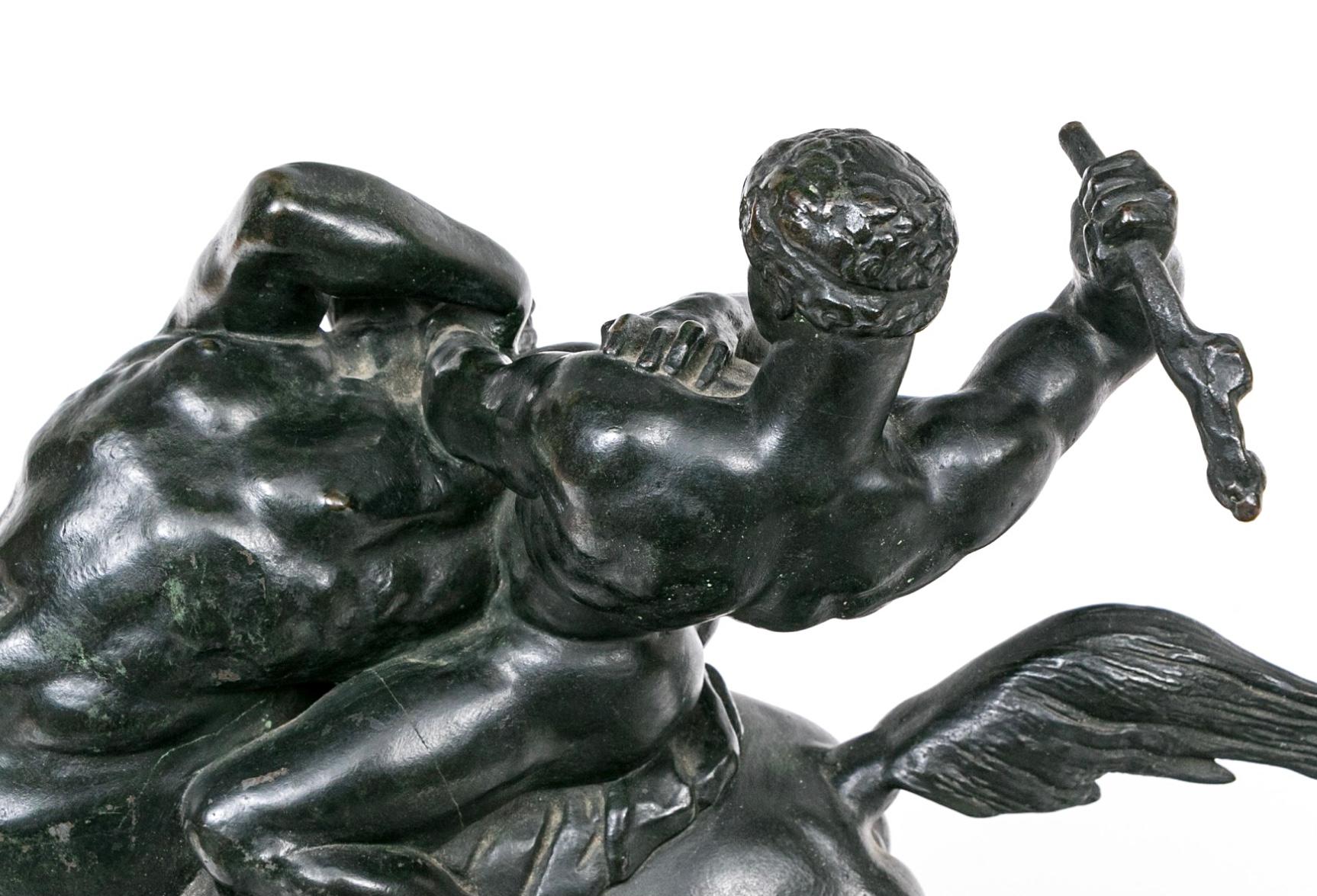 Antoine-Louis Barye Teseo che uccide il Centauro Bienor Bronzo in vendita 1