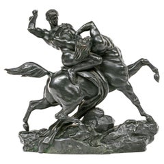 Antoine-Louis Barye Teseo matando al centauro Bienor Bronce