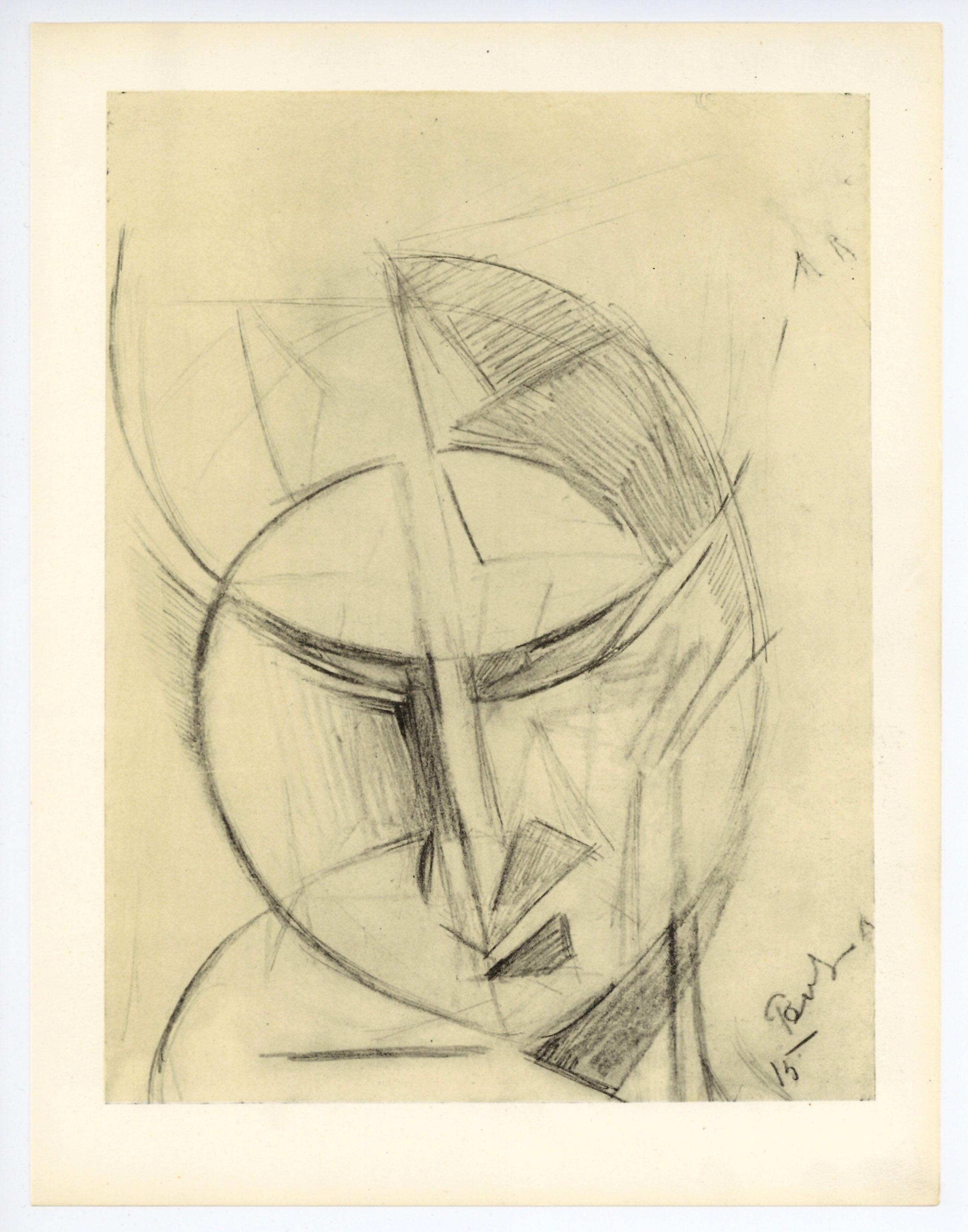 Medium: lithograph (after the drawing). Printed in 1959 and published in Paris for the art revue XXe Siecle. Sheet size: 12 3/8 x 9 1/2 inches (315 x 240 mm). Signed in the plate, not hand-signed.