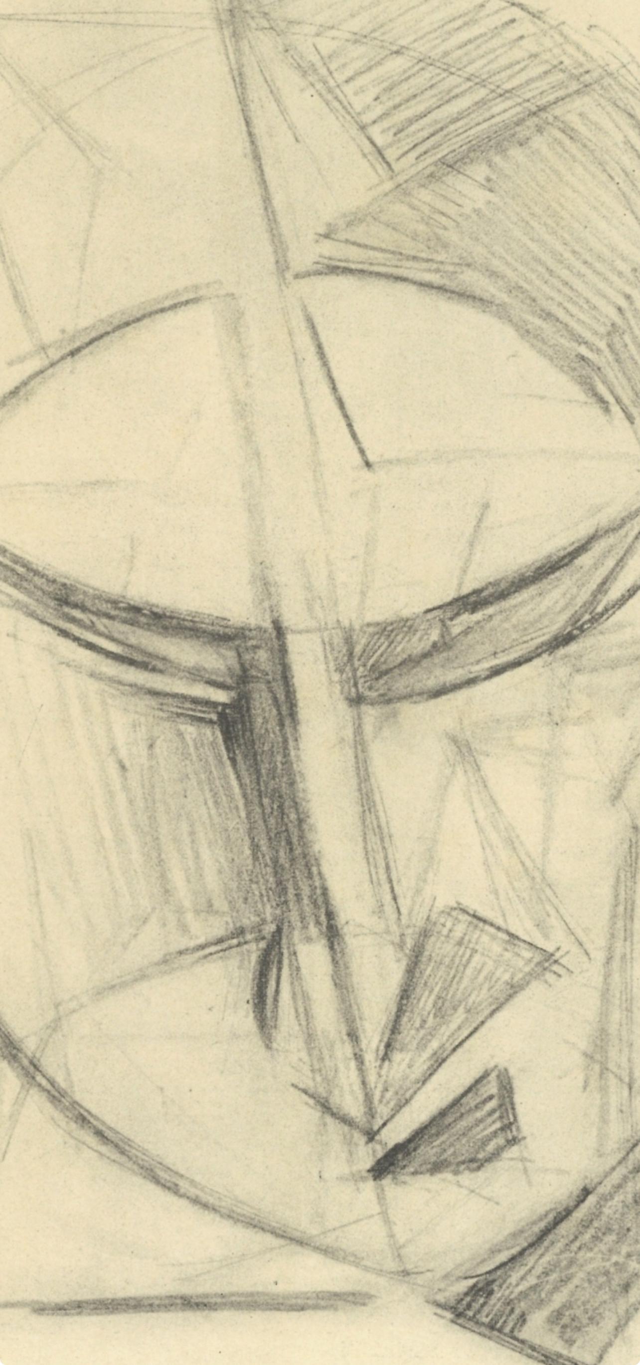 Composition, Société internationale d'art XXe siècle - Print de Antoine Pevsner