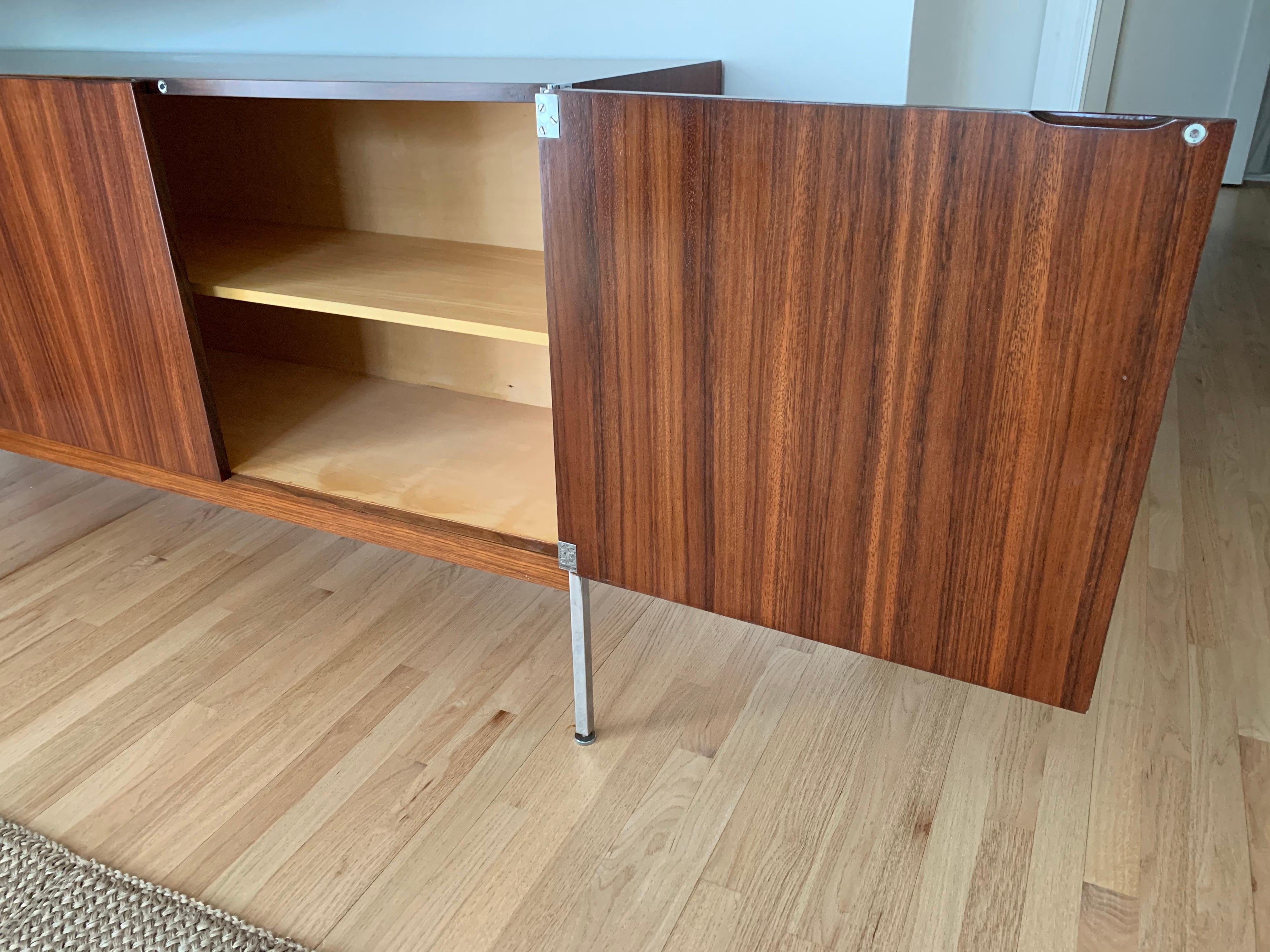 Antoine Philippon & Jacqueline Lecoq Rosewood Credenza Sideboard for Behr, 1960s 4