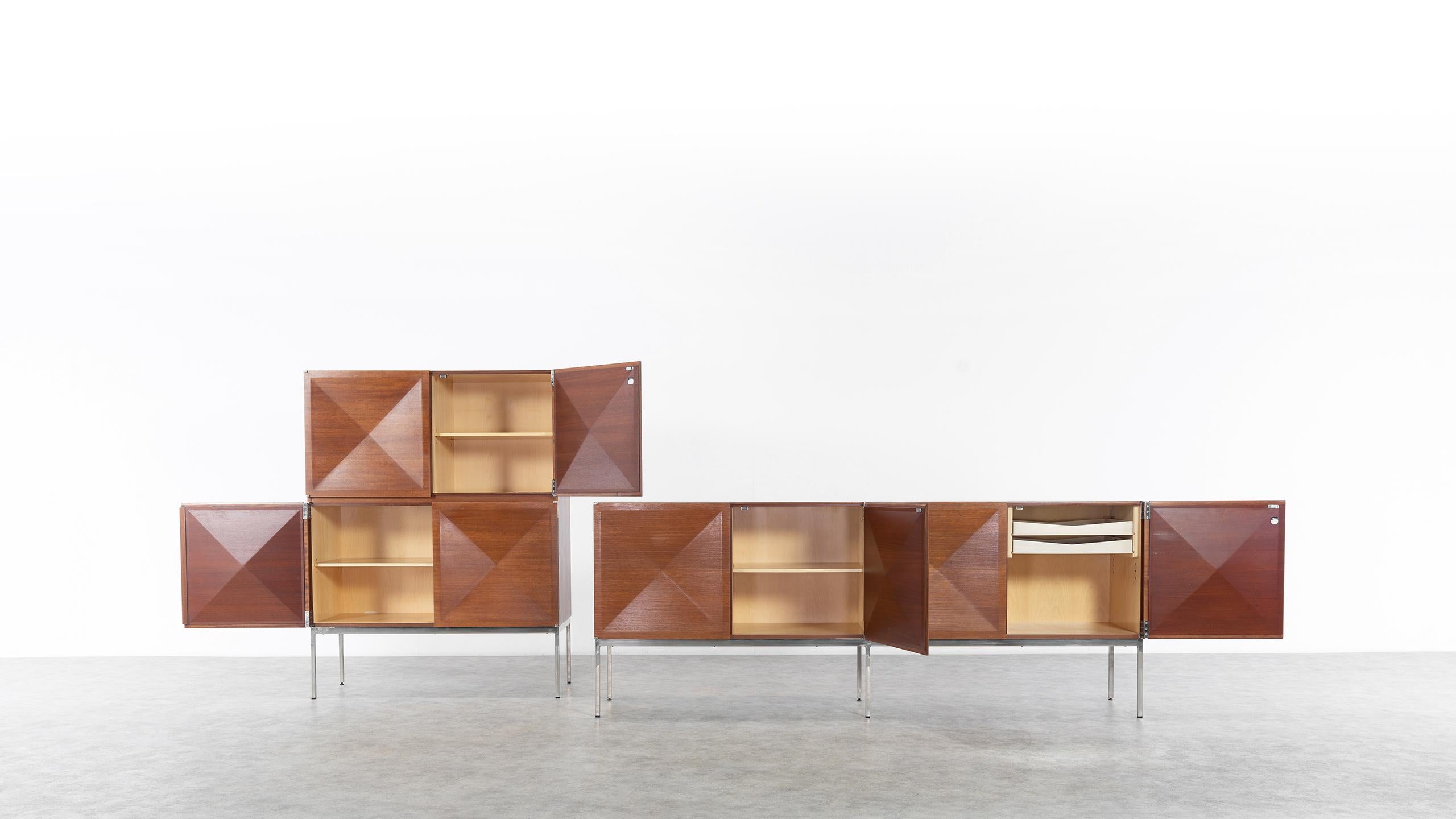 Mahogany Antoine Philippon & Jacqueline Lecoq Sideboard by Behr, 1962 Pointe De Diamant