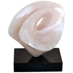 Antoine Poncet Albaster and Marble Free Form Sculpture