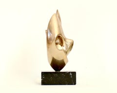Antoine Poncet Bronze Sculpture on Marble Base