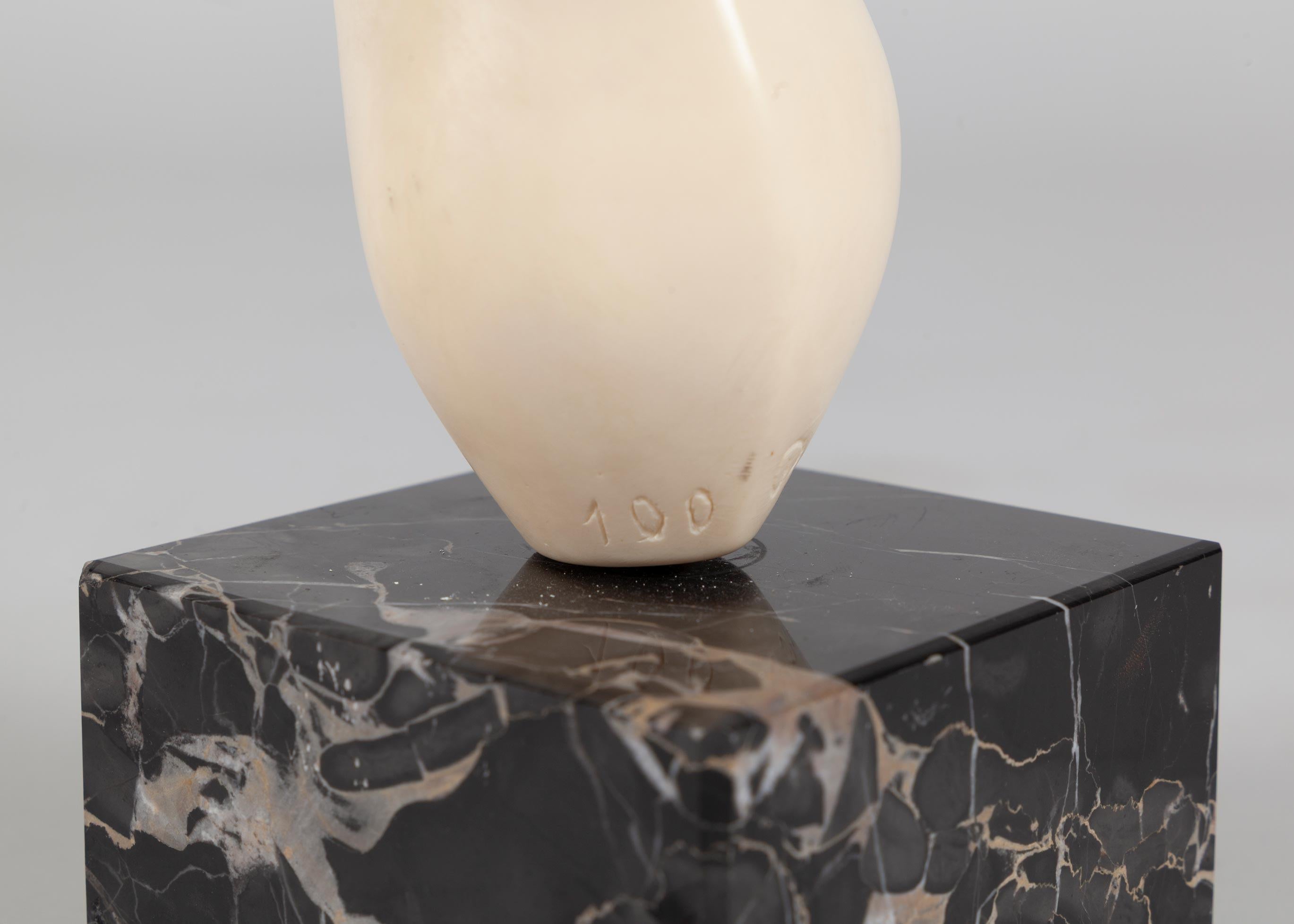 Antoine Poncet (French‑Swiss, 1928 - 2022) was a sculptor whose work belongs to the lineage of modern abstraction shaped by Jean Arp and Constantin Brâncuşi. Born in Paris into an artistic family—his grandfather was painter‑theorist Maurice Denis—he