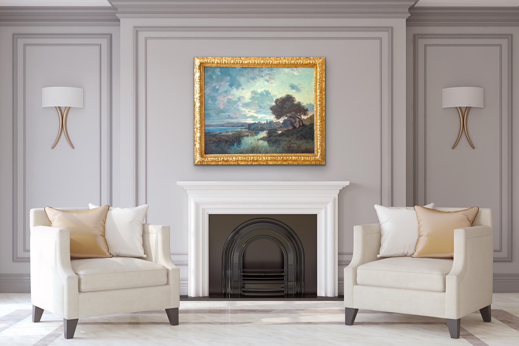 Paysage (Paisaje a lo largo del río Somme, Francia) en venta 7