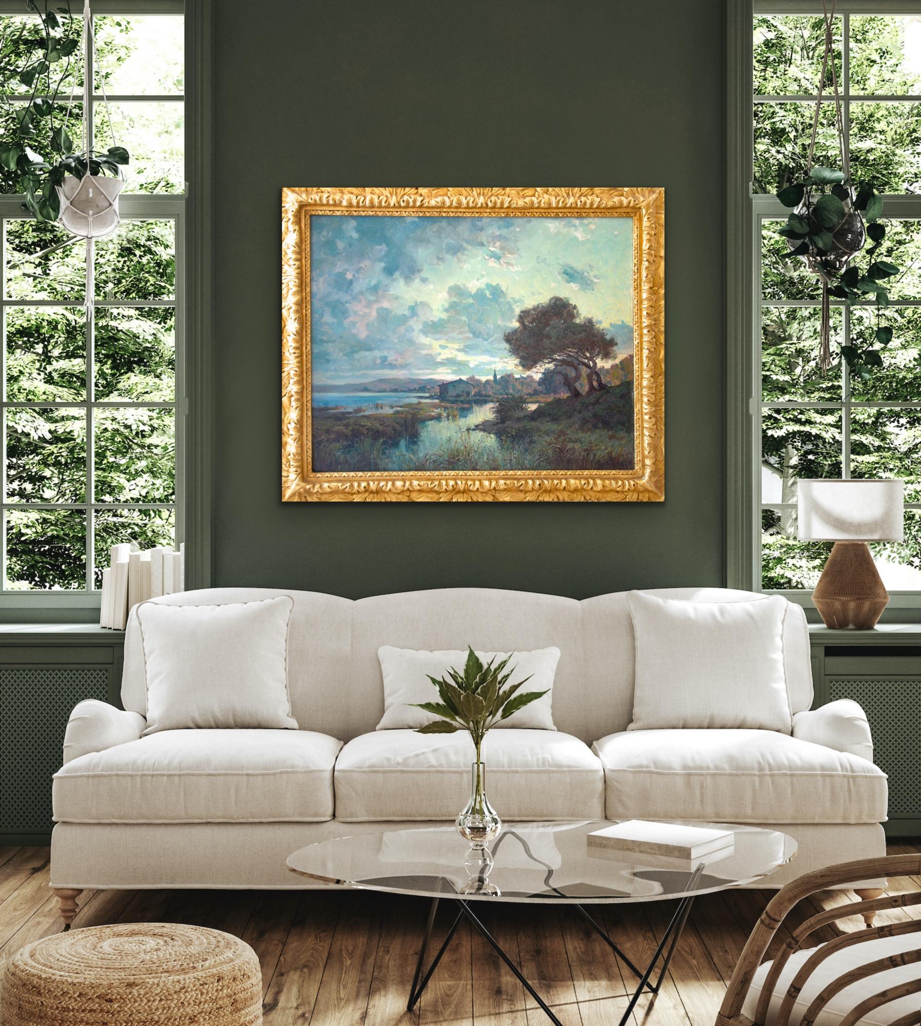 Paysage (Paisaje a lo largo del río Somme, Francia) en venta 9
