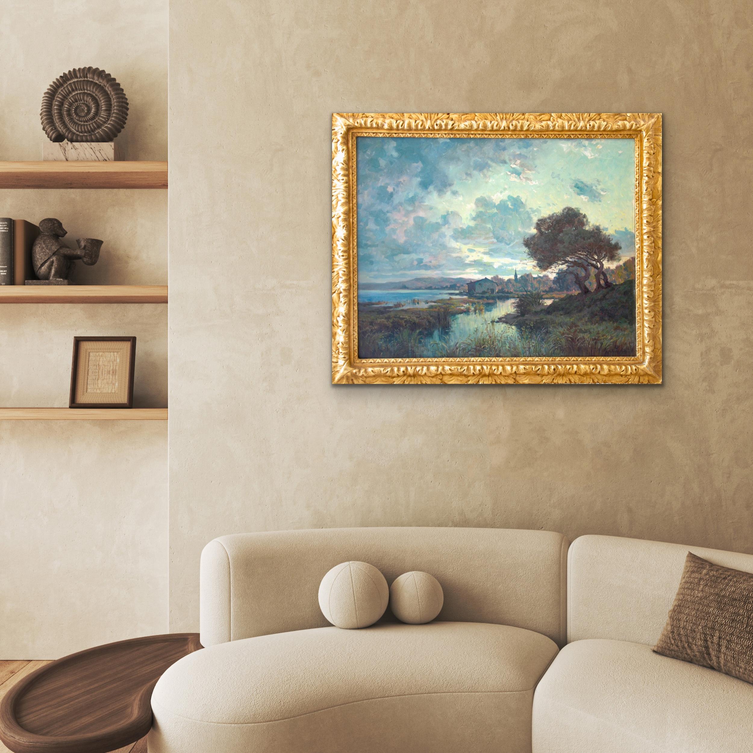 Paysage (Paisaje a lo largo del río Somme, Francia) en venta 12