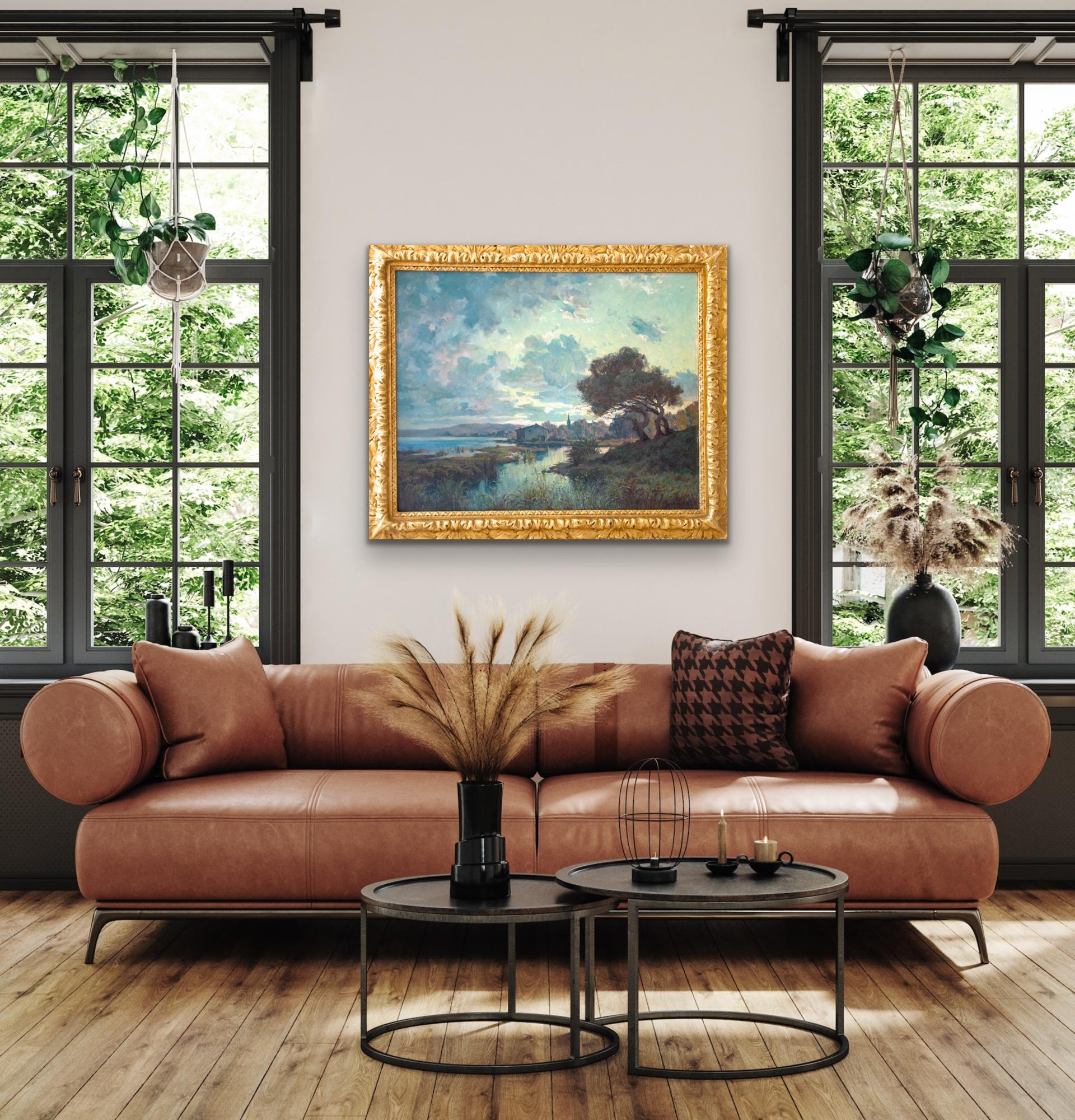 Paysage (Paisaje a lo largo del río Somme, Francia) en venta 16
