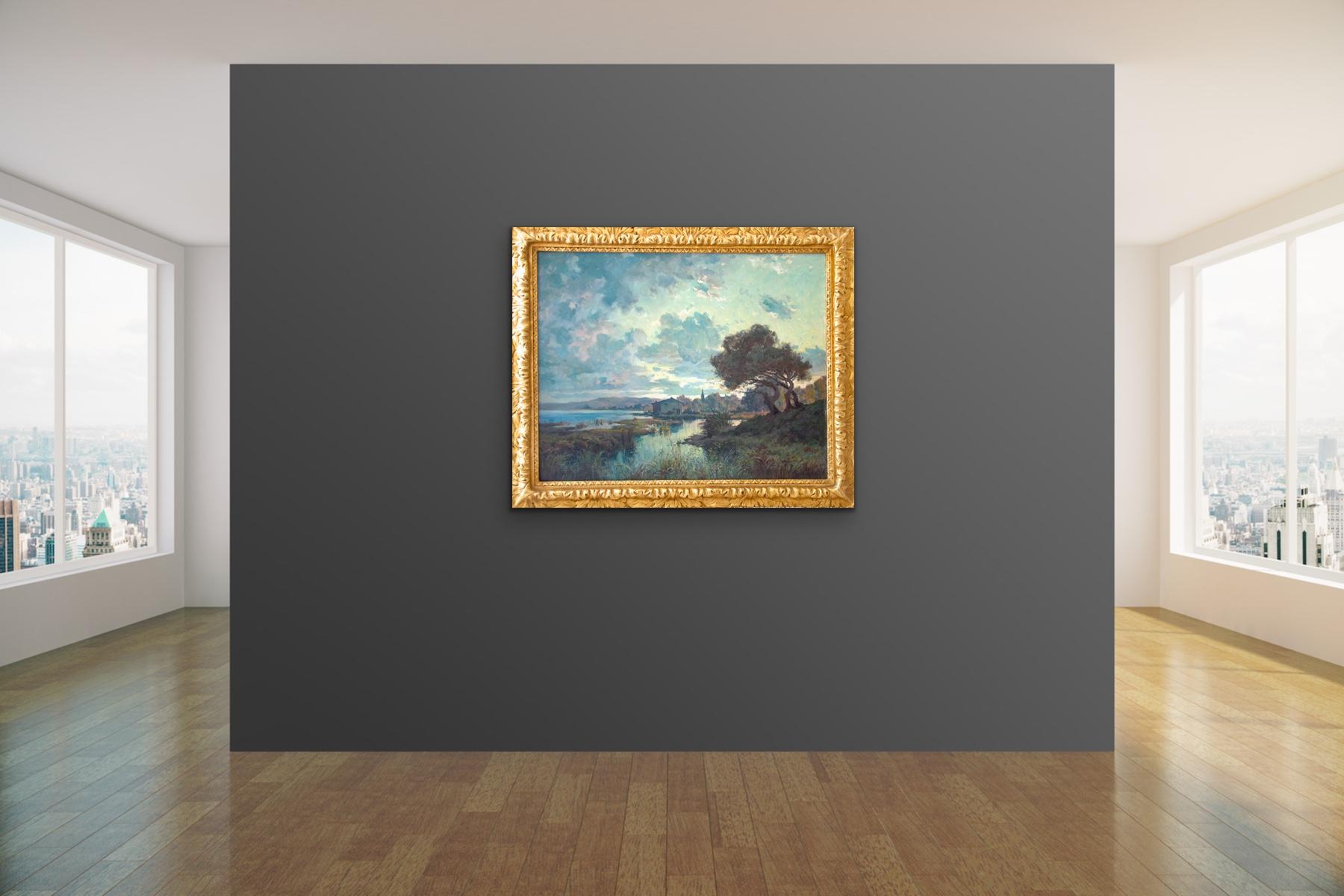 Paysage (Paisaje a lo largo del río Somme, Francia) en venta 4
