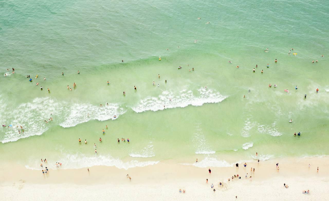 Antoine Rose Color Photograph - Green Shore