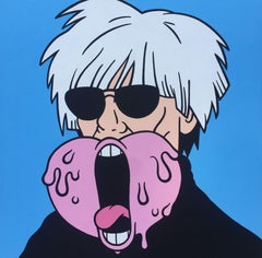Warhol Screaming Heart (Blue)