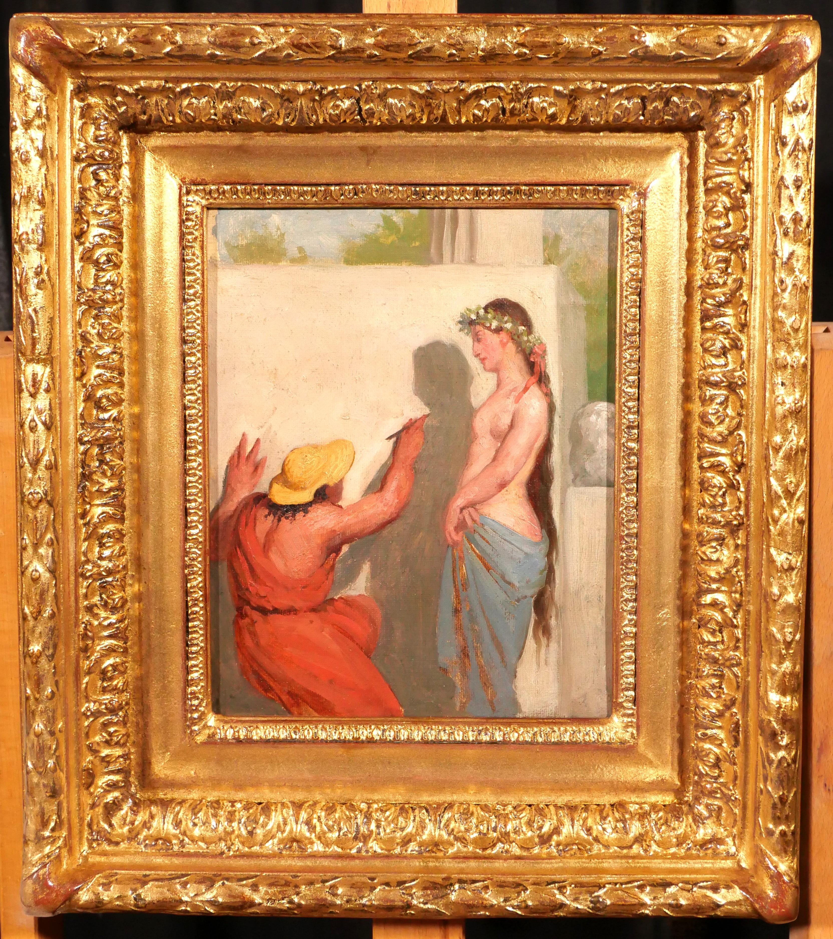 La invención del dibujo - Painting de Antoine Van Hammée