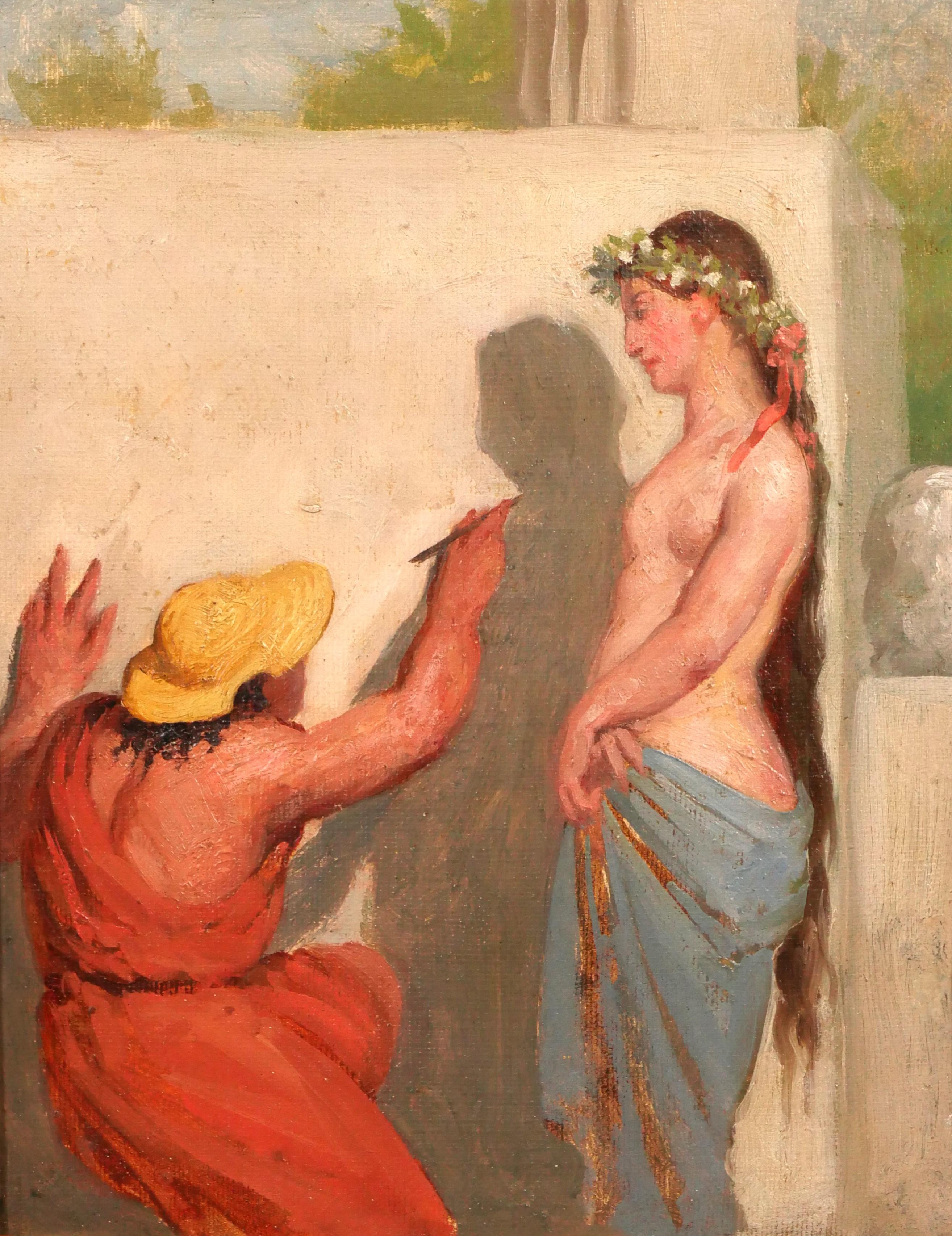 Nude Painting de Antoine Van Hammée - La invención del dibujo