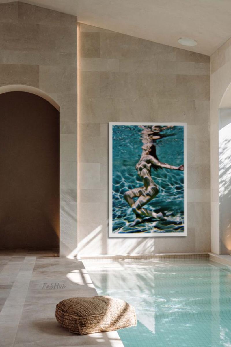 Carre Otis Underwater - Nude in a Pool, Fine Art Photography, 2001 For Sale 2
