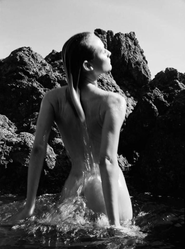 Diane Kruger II - nude portrait of the celebrity star emerging from the sea 