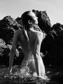 Vintage Diane Kruger II - nude portrait of the celebrity star emerging from the sea 