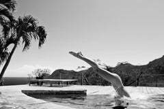 Ivory Rose Strzalkowski, Nude Jumping into a Pool, Summer - Fine Art Photography