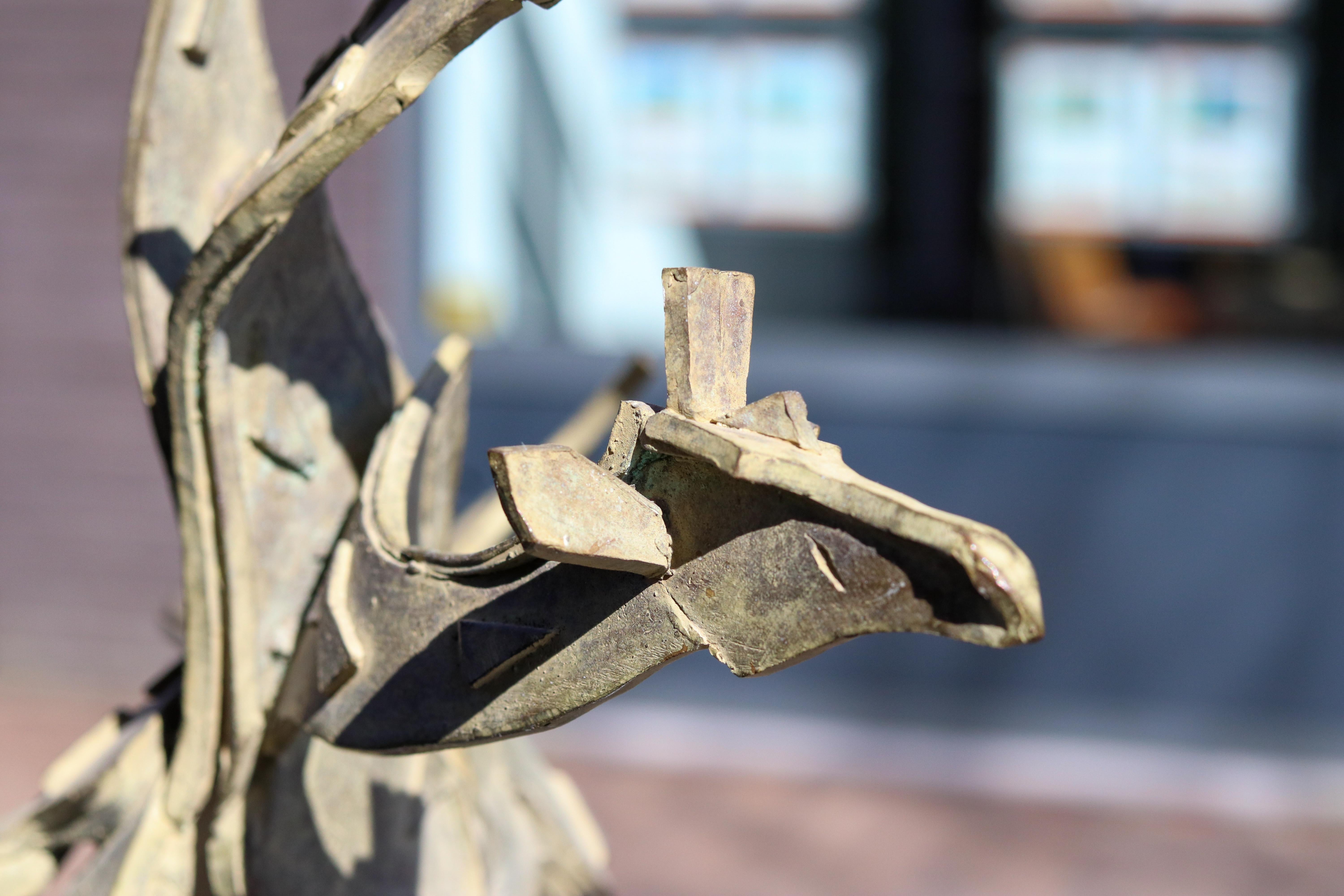 Giraffes - 21st Century Contemporary Bronze Sculpture by Antoinette Briet For Sale 8