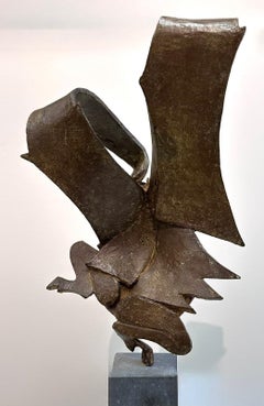 Yes One - Sculpture animalière en bronze du 21e siècle représentant un orang-outan