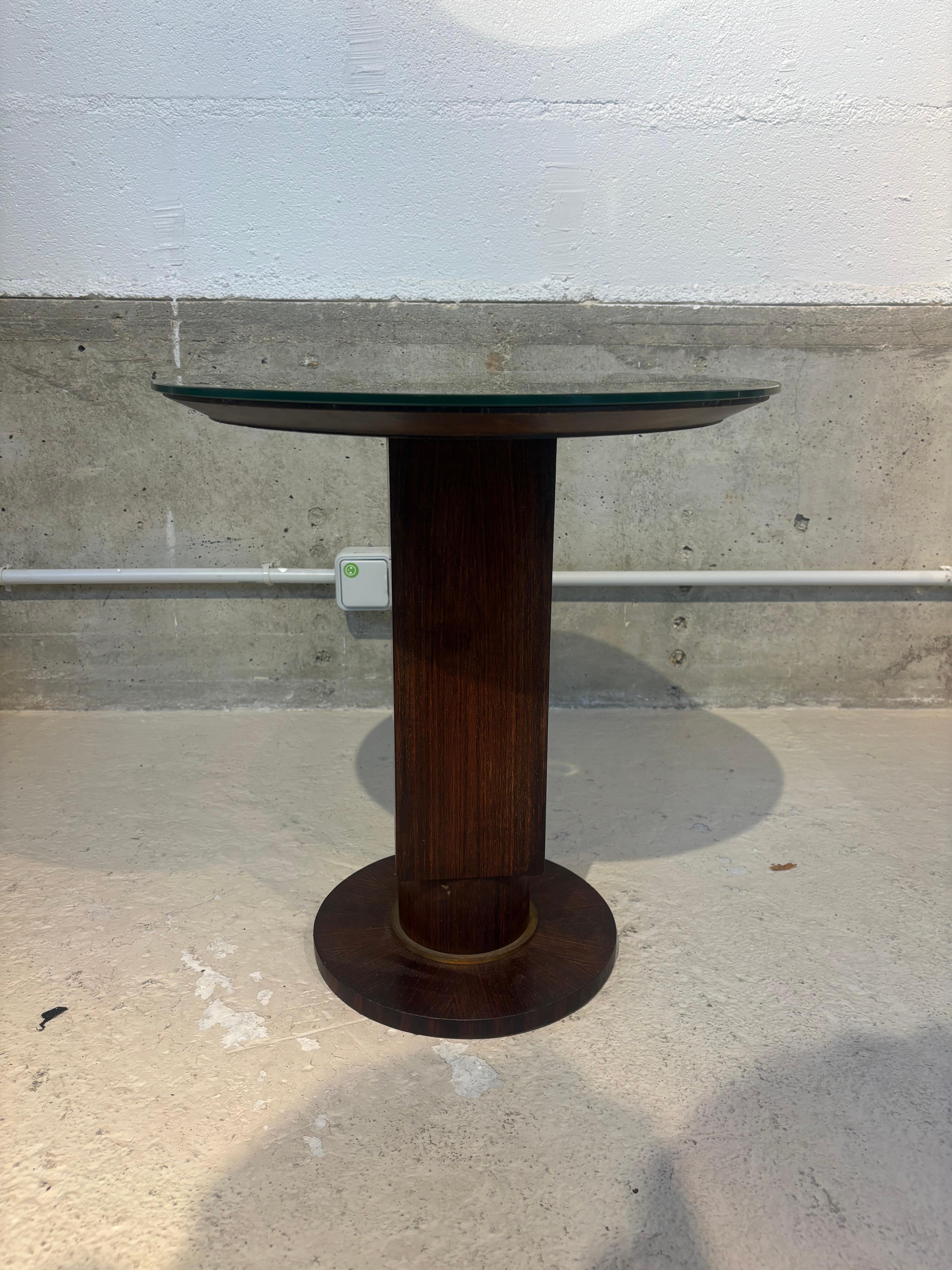 French Antoinette guéridon by Jules Leleu For Sale