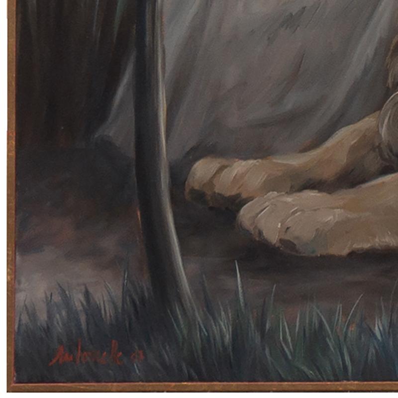 'Jungle Dreams', Paris, Hermès, Kalifornien, Mode, École Gogele, Hamburg, Lamm (Sonstige Kunststile), Painting, von Antoinette von Grone