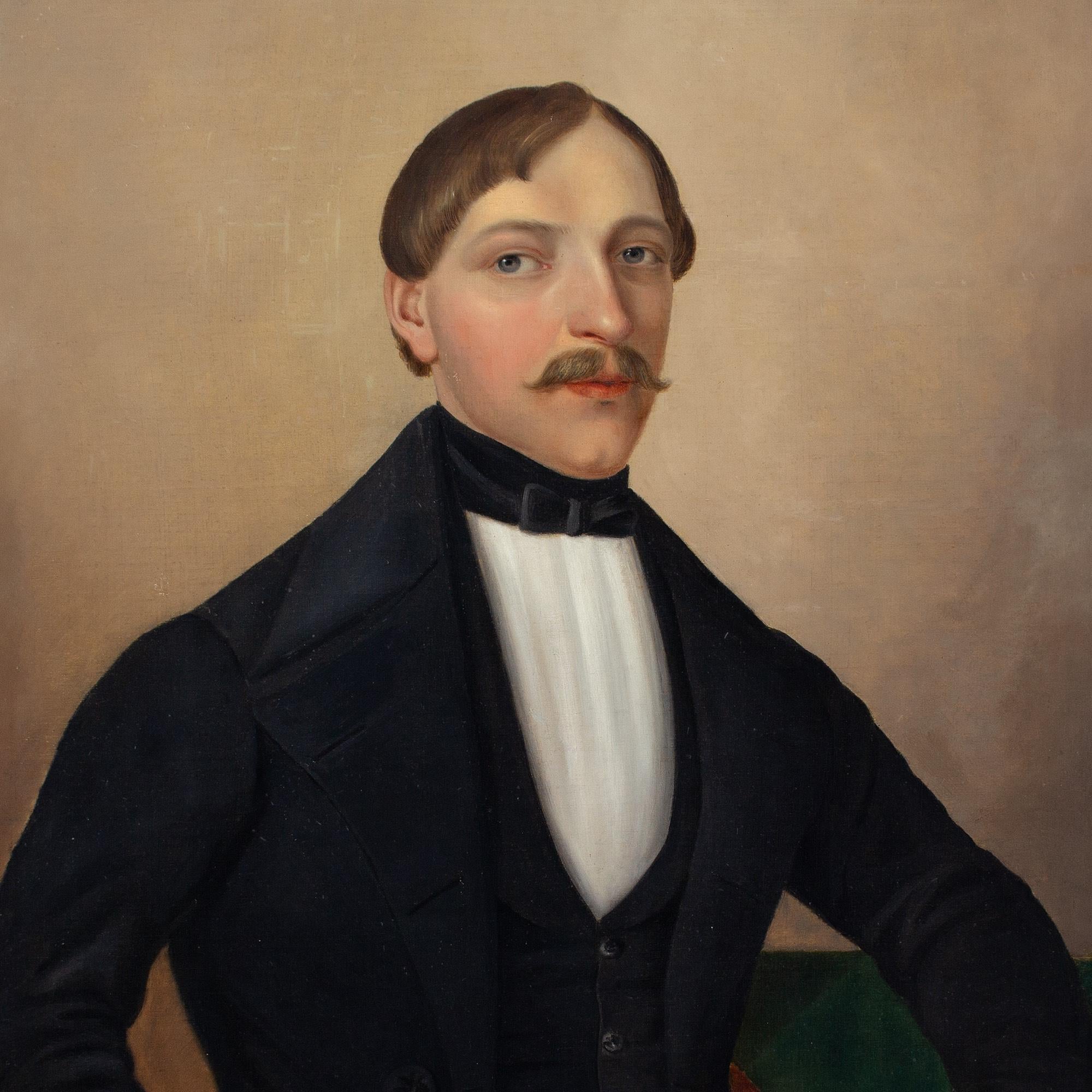Anton Benno Zottmayr, Portrait d'un gentleman avec une lettre en vente 4