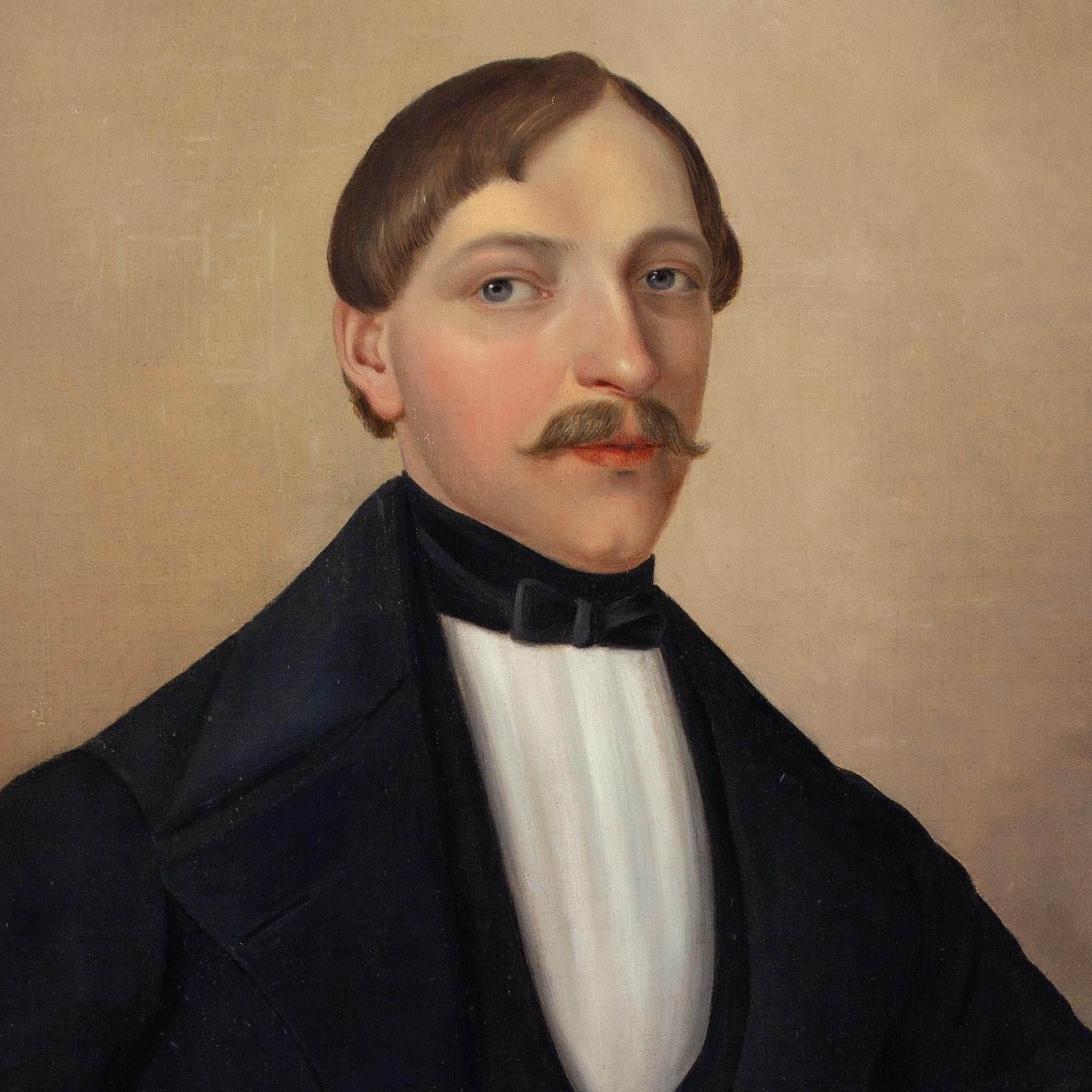 Anton Benno Zottmayr, Portrait d'un gentleman avec une lettre en vente 6
