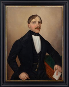 Anton Benno Zottmayr, Ritratto di gentiluomo con lettera