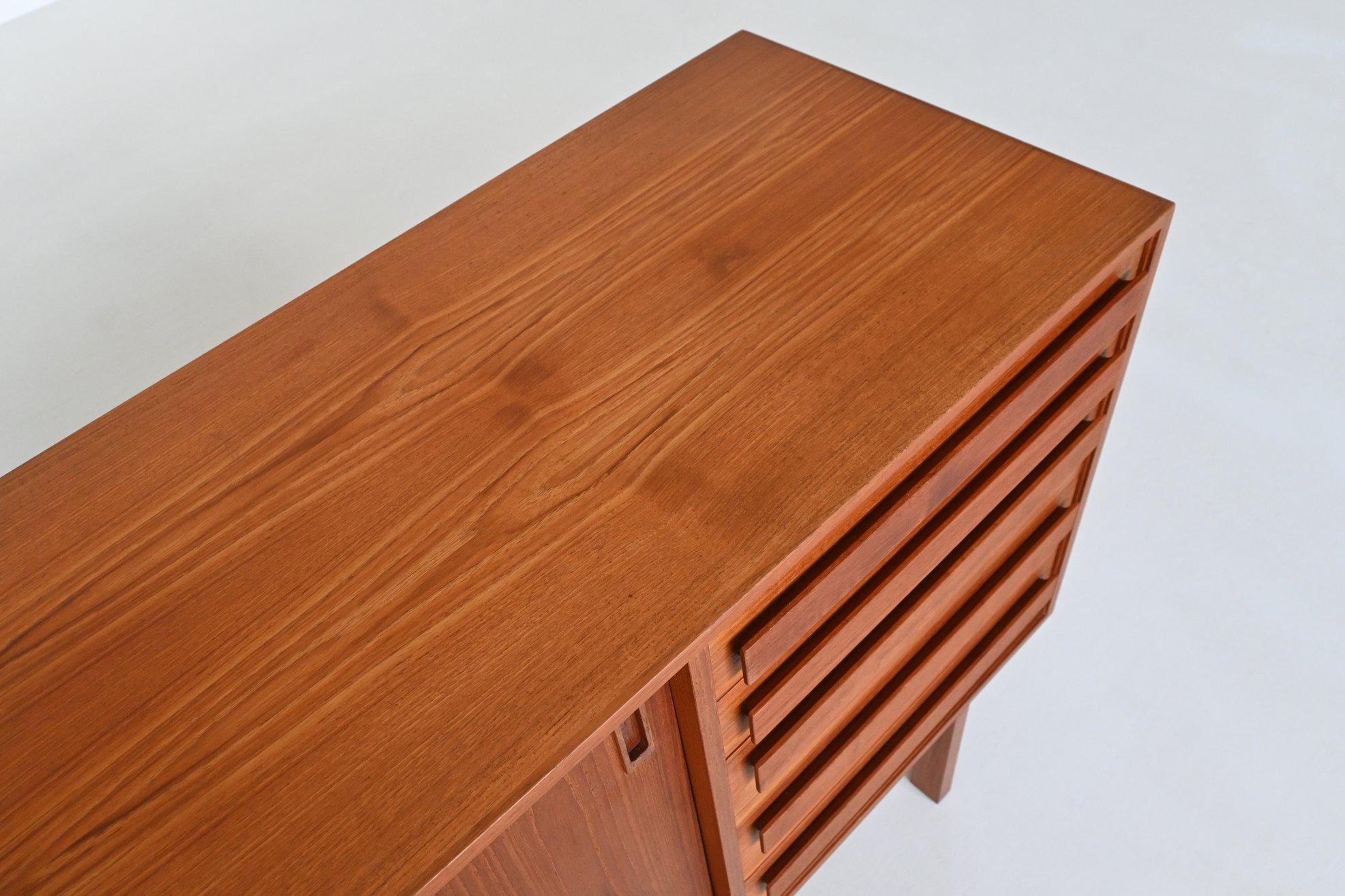 Anton Borg sideboard in teak Randers Mobelfabrik Denmark 1960 For Sale 4