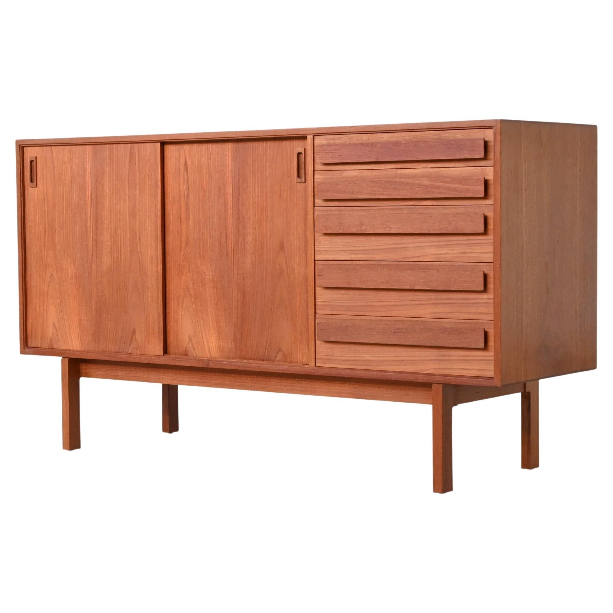 Anton Borg Sideboard aus Teakholz Randers Mobelfabrik Dänemark 1960 im Angebot