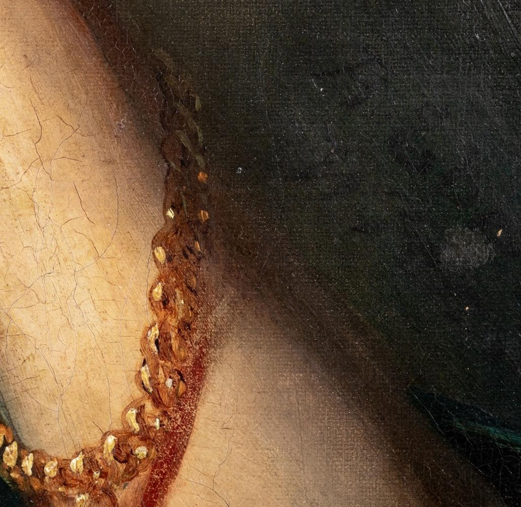 Anton Ebert Ritratto di donna Olio su tela in vendita 3